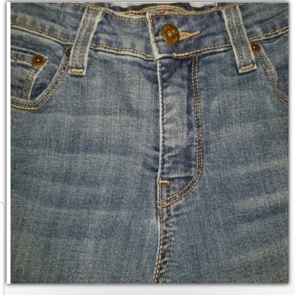 Levi's denizen jeans size 8 medium boot cut - Picture 5 of 6